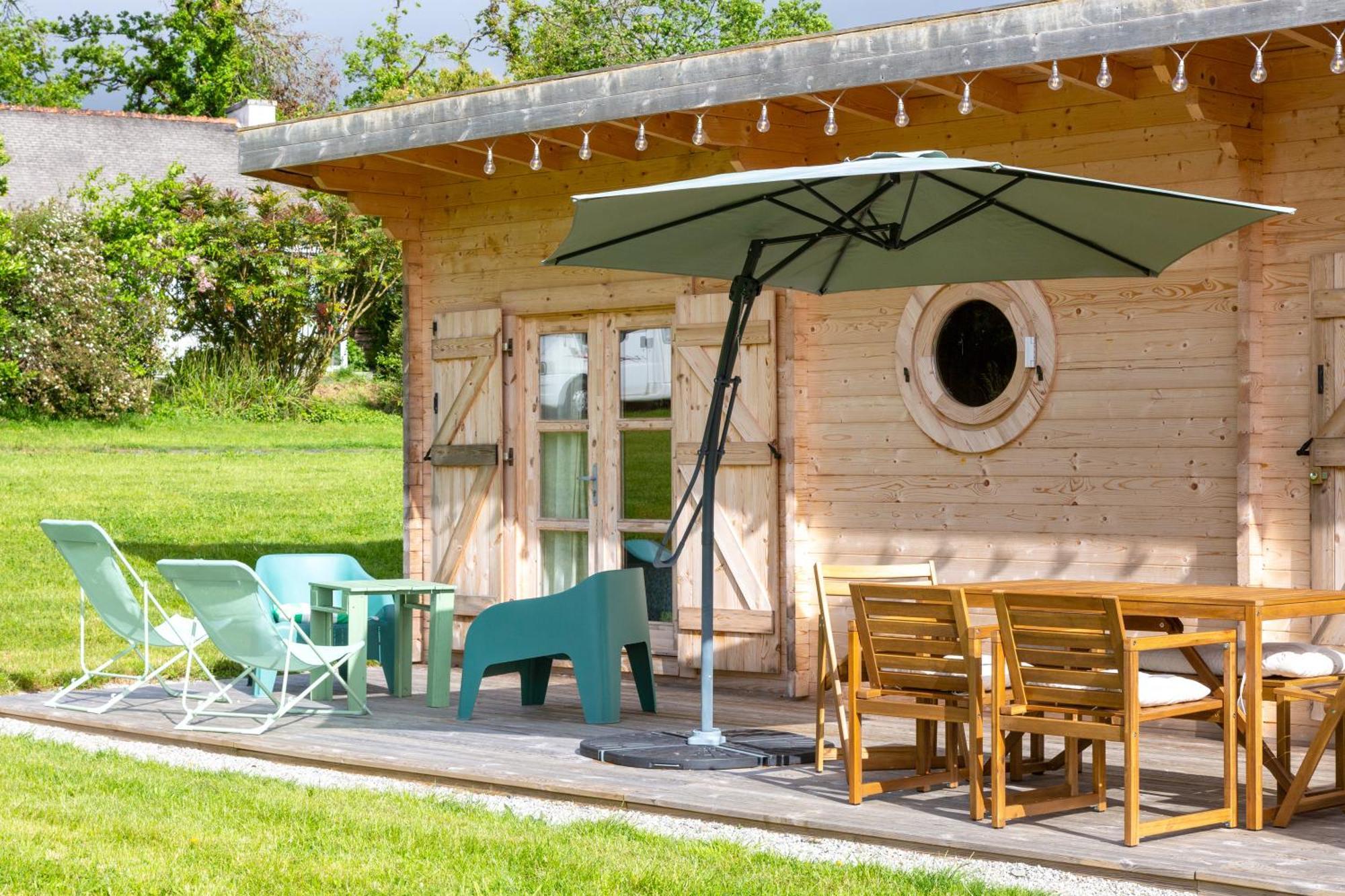 Chalet 4 Pers Landeleau 2Kms Canal Ngoại thất bức ảnh