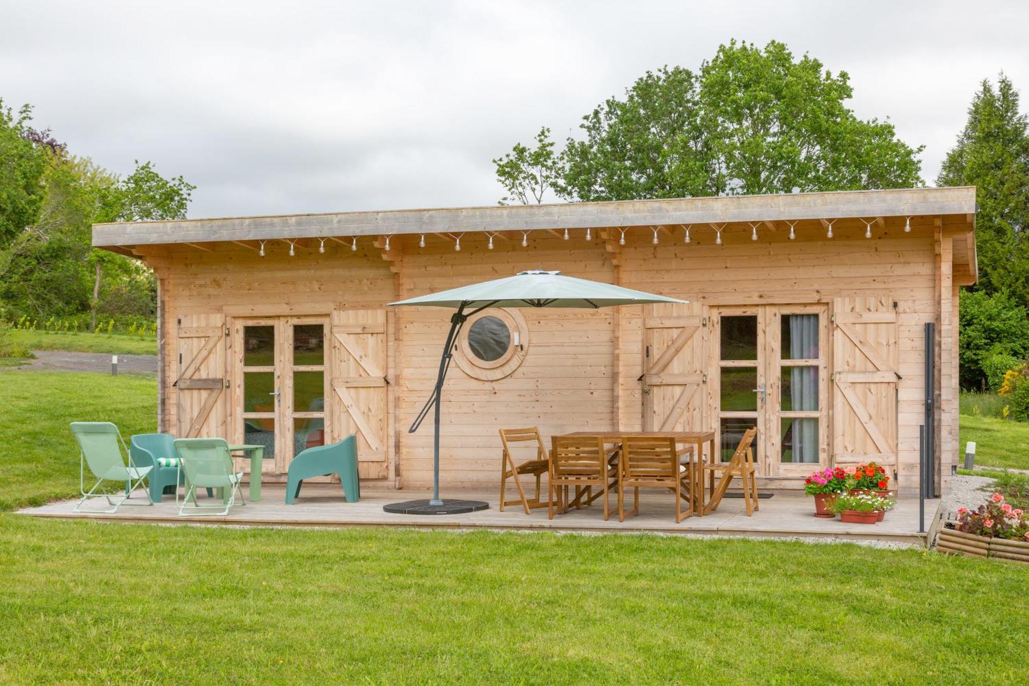 Chalet 4 Pers Landeleau 2Kms Canal Ngoại thất bức ảnh